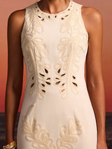 Delrix Sleeveless Cutout Mini Dress