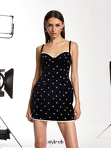 Havric Spaghetti Floral Mini Dress