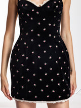 Havric Spaghetti Floral Mini Dress