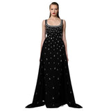 yellow beaded diamond sleeveless vest dress