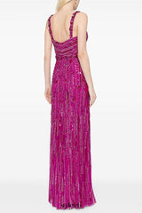 nail bead sequin mesh dress