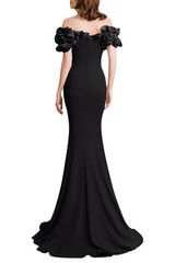 Tiriaya Floral Off Shoulder Maxi Dress