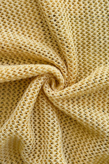 one-shoulder Floral Crochet Mini Dress - yellow