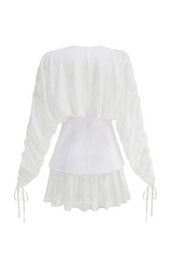 Zorion Corset Mesh Mini Dress