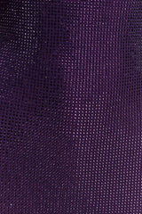 modesty sequin Mesh Back Maxi Dress - Purple