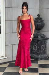 Whitney Maxi Dress - Red