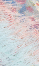 Feather Sequin Mini Dress styleofcb 