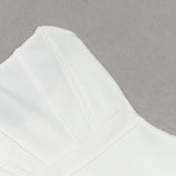 STRAPLESS CORSET MIDI DRESS IN WHITE DRESS styleofcb 