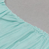 STRAPY WAIST-TIGHTENING COREST DRESS IN MINT GREEN-styleofcb
