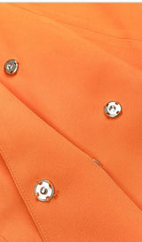 FREYA ORANGE CRYSTAL FRINGE BLAZER DRESS Dresses styleofcb 