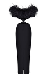BANDAGE BACKLESS MAXI DRESS IN BLACK Dresses styleofcb 
