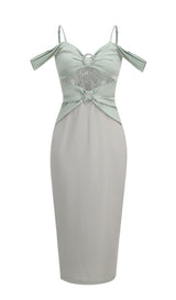 CUT OUT STRAP MAXI DRESS styleofcb 