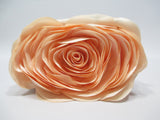 FLOWER SATIN CLUTCH
