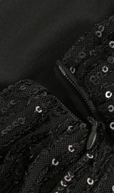 SEQUINS MINI DRESS IN BLACK Dresses styleofcb 