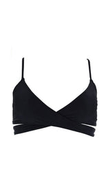 BLACK BIKINI TOP Swimwear Oh CICI 