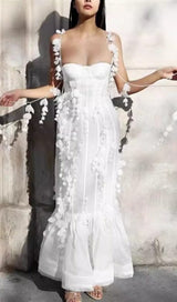 FLOWER MERMIAID MAXI DRESS Dresses styleofcb 