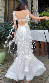 FLOWER MERMIAID MAXI DRESS Dresses styleofcb 