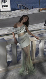 ONE SHOULDER LACE MAXI DRESS Dresses styleofcb 