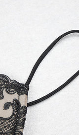 TWO-PIECE LACE BANDAGE MINI DRESS IN BLACK Dresses styleofcb 