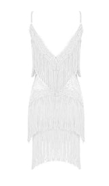 TASSEL LACE MINI DRESS IN PINK Dresses styleofcb 