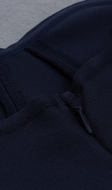 STRAPLESS MIDI DRESS IN BLUE Dresses styleofcb 