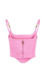 SATIN CORSET STYLE TOP styleofcb 