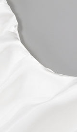 STRAPLESS BOWKNOT MINI DRESS IN WHITE Oh CICI 