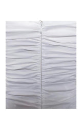 BUBBLE SLEEVE MINI DRESS IN WHITE Dresses styleofcb 