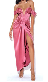 STRAPLESS V NECK MAXI DRESS Dresses styleofcb 