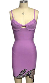 CRYSTAL FLOWER MINI DRESS Dresses styleofcb 
