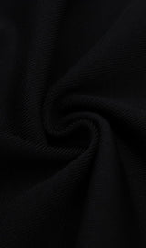 HALTER ONE SHOULDER MIDI DRESS IN BLACK Dresses styleofcb 