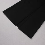 STARFISH EMBELLISHED MESH BODICE MAXI DRESS IN BLACK styleofcb 