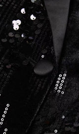 BLACK SUIT SEQUINS styleofcb 