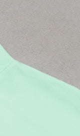 STRAPLESS CORSET MIDI DRESS IN SEAFOAM GREEN DRESS styleofcb 