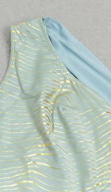 BAROQUE STRIPE MIDI DRESS IN BALLAD BLUE DRESS sis label 