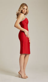 BLACK CRYSTAL STRAPS CROSET DRESS styleofcb 