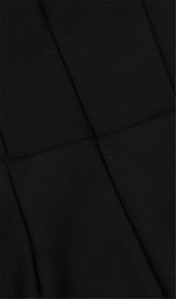 BLACK MESH BANDAGE DRESS