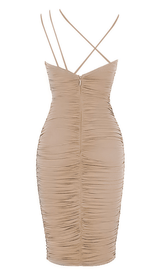 Backless slim wrap hip dress styleofcb 