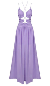 CUTOUT TULLE MAXI DRESS IN LIGHT PURPLE DRESS styleofcb 