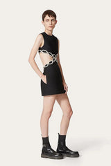 CRYSTAL EMBROIDERED SHORT BANDAGE DRESS Sequins Dress styleofcb 