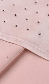 DIAMOND RUCHED MINI DRESS IN PINK styleofcb 