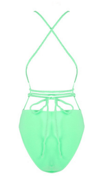 Deep V-neck briefs top styleofcb 