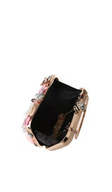 FLORAL ENBROIDERY CLUTCH - PINK styleofcb 