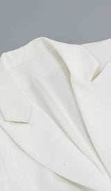 HOLLOW OUT LONG SLEEVE JACKET TOP AND SHORT SKIRT DRESS STYLE OF CB 