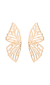 Hollow butterfly alloy earrings styleofcb GOLD 