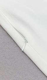 PEARL-DECORATED SUIT IN WHITE styleofcb 