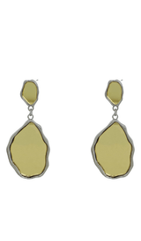 Mirror exaggerated earrings. ohmogo 