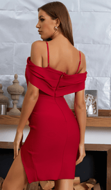 Pleated bandage dress styleofcb 
