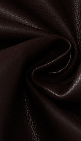 Puff leather sleeve dress styleofcb 