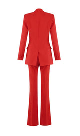 RED BLAZER SUIT styleofcb 